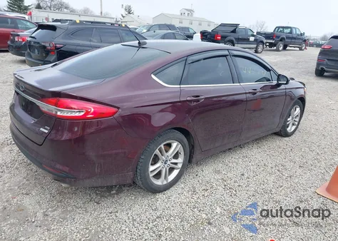 2018 Ford Fusion Se из США, поврежденный, VIN 3FA6P0HD9JR213307